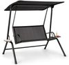 Bel Air Mono Swing Hollywoodschaukel Stahlrahmen Mono Relax schwarz Schwarz Bild 5