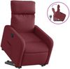 vidaXL Relaxsessel mit Aufstehhilfe Weinrot Stoff 3206702 Bild 2