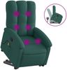 vidaXL Massagesessel mit Aufstehhilfe Dunkelgrün Stoff 3204110 Bild 2