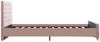 vidaXL Bettgestell, Stoff rosa, 140x200 cm Bild 5