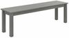 COSTWAY Gartenbank, 140cm für 2-3 Personen, Sitzbank HDPE wetterfest, 340kg Bild 2