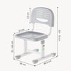 Höhenverstellbarer Kinderstuhl Sauda 75x36x46 cm Hellgrau/Weiß [en. casa] Bild 2