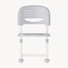 Höhenverstellbarer Kinderstuhl Sauda 75x36x46 cm Hellgrau/Weiß [en. casa] Bild 3