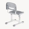 Höhenverstellbarer Kinderstuhl Sauda 75x36x46 cm Hellgrau/Weiß [en. casa] Bild 5