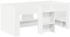 vidaXL Hochbett für Kinder 2 pcs Weiß 163 x 101,1 x 68,5 cm 3422571 Bild 4