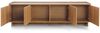 Bettso 'Suna' RTV-Schrank mit 4 Türen, im Japandi-Stil, Holzwerkstoff Eiche Caramel 83x39x195 cm Bild 3