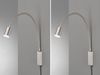 2er SET LED Wand Leselampen & Bettlampen mit Kabel und Stecker, Breite 6cm Bild 3