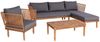 MCW Sitzgruppe MCW-L29, (4-tlg), Seilgeflecht, Akazienholz mit Struktur, Hohe Stoffqualität 230g/m² Bild 2