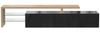 KLAM HOME TV-Schrank TV Lowboard mit LED-Beleuchtung (Unterschrank in wohn-, Schlaf- und Arbeitszimmer) Fernsehschrank sideboards Lowboard für Fernseher bis zu 65 Zoll Bild 3