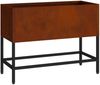 vidaXL Hochbeet Gartenpflanzer Rostig 60 x 26 x 45 cm Wetterfeststahl 865889 Bild 2