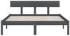 vidaXL Massivholzbett Grau Kiefer 150x200 cm 810154 Bild 4