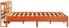 vidaXL Massivholzbett ohne Matratze Wachsbraun 140x200 cm Kiefernholz 3306149 Bild 5