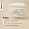 RIBECO Nackenstützkissen Luca, Füllung: Taschenfedern & Schaumstoff, Bezug: Microfaser, Bauchschläfer, Rückenschläfer, Seitenschläfer, Mit über 1000 positiven Kundenbewertungen! Bild 4
