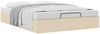 vidaXL Ottoman-Bett ohne Matratze Creme 140x200 cm Stoff 3310887 Bild 5