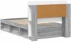 vidaXL Bettgestell mit Stauraum Grau Sonoma 80 x 200 cm Holzwerkstoff 3433433 Bild 4