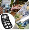 TUWENA Besteck-Set Camping-Besteck-Set, Utensilien Picknick-Set (10-tlg) Bild 4