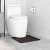 vidaXL Rutschfeste Badematte mit Toilettenausschnitt Dunkelgrau 4019814 Bild 3