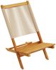 vidaXL Gartenstühle 4 Stk. Klappbar Beige Massivholz Akazie 3214634 Bild 4