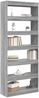 vidaXL Bücherregal Graues Sonoma 80 x 30 x 198 cm Holzwerkstoff 3388356 Bild 3