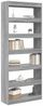 vidaXL Bücherregal Graues Sonoma 80 x 30 x 198 cm Holzwerkstoff 3388356 Bild 3