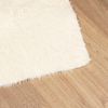 vidaXL Teppich Shaggy Hochflor NAVARRA Creme 160x230 cm Polyester 4102839 Bild 4