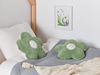 Kissen 2er Set Für Kinder Blumenmuster SORREL Baumwolle 30 x 30 cm Grün Bild 3