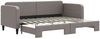 vidaXL Tagesbett Ausziehbar Taupe 80x200 cm Stoff 3196814 Bild 2