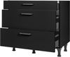 nobilia® Kochfeldumbauschrank "Touch", vormontiert, mit Schubkasten und Auszügen, in den Breiten 60 und 90 cm Bild 2