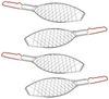 ToCi Grillwender 4 Stk. Fisch-Griller Fischbräter Fisch-Grillzange Fischzange Grillkorb Bild 2