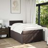 vidaXL Boxspringbett mit Matratze Dunkelbraun 120x200 cm Stoff 3285851 Bild 3
