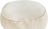 Pouf YULLE Samtstoff Hellbeige Bild 4