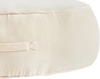 Pouf YULLE Samtstoff Hellbeige Bild 5