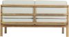 Outdoor Sofa Pusiano 2-Sitzer Teak Massivholz Bild 4