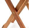 Spetebo Klapptisch Eukalyptus Gartentisch rund - 50 x 45 cm (Packung, 1-St, einzelner Klapptisch), Gartentisch Beistelltisch Klapptisch Eukalyptus Bild 4