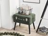Hocker grün Cord MALLARD Bild 3