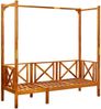 vidaXL Gartenbank mit Sonnendach Massivholz Akazie 310321 Bild 5
