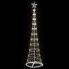vidaXL LED-Weihnachtsbaum Warmes Weiß 51 x 51 x 190 cm Metall 42018771 Bild 4