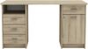 Schreibtisch >Monaco 2< in Eiche aus Holzwerkstoff - 135x74x58cm (BxHxT) Bild 2