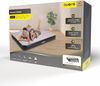Avenli aufblasbares Luftbett Campingmatratze grau 203x152x25 cm Bild 3