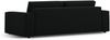 Micadoni Schlafsofa Jodie 3-Sitzer Boucle Schwarz Bild 3