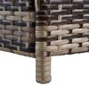 Polyrattan Auflagenbox Kissenbox Gartenbox 114 cm Aufbewahrungsbox Beige-Braun Bild 5