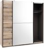 Schwebetürenschrank >Renfrew< in Old Style hell - 215x210x63cm (BxHxT) Bild 4