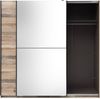 Schwebetürenschrank >Renfrew< in Old Style hell - 215x210x63cm (BxHxT) Bild 3