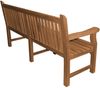 Parkbank Piceno XXL Teak Massivholz extra stark - Breite: 180 cm Bild 5