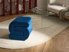 Pouf ARCADIA Samtstoff Marineblau Bild 3