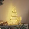 vidaXL Metall Weihnachtsbaum Gold 60 cm Pulverbeschichteter Stahl 42019151 Bild 4