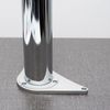 sossai® Tischbein Premium Tischbeine Ø60 mm in Chrom, höhenverstellbar +2cm Bild 4