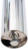 sossai® Tischbein Premium Tischbeine Ø60 mm in Chrom, höhenverstellbar +2cm Bild 3