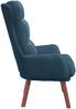 vidaXL Sessel Blau 69 x 74 x 93 cm Samt 42001833 Bild 4