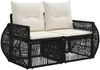 vidaXL Gartensofa-set 12 pcs Schwarz Poly-Rattan 3435622 Bild 2